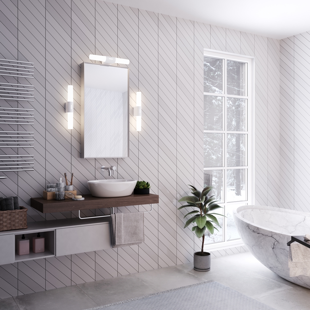 Verifica Helva Basic lampă de perete pentru baie dublu alb Nordlux Helva Basic lampă de perete pentru baie dublu alb Nordlux