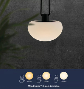 Burete Lampă suspendată de grădină Nordlux negru/alb Nordlux small 2