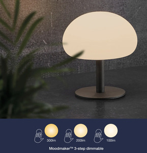Burete 20 lampa de masă pentru exterior portabilă negru/wh. Nordlux small 2