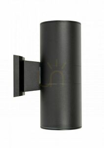 Aplica exterior SU-MA negru aluminiu sticla 2xE27 IP54 7001 BL small 1