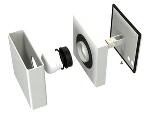 Lampă de perete pentru exterior Turn white Nordlux small 1