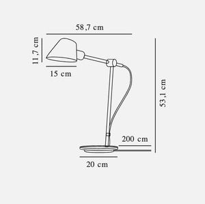 Lampă de birou funcțională Stay Long negru Nordlux small 2