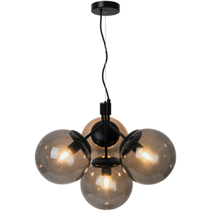 Lampă suspendată cu 4 lumini Ivona Black Nordlux small 1