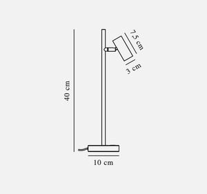 Lampă de masă/birou Omari alb Nordlux small 4