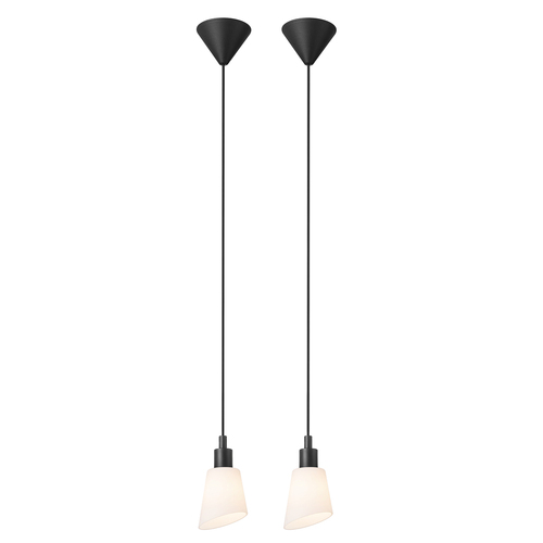 Verifica Lampă suspendată Molli Black/Opal de Nordlux