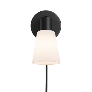 Cole lampă de perete negru/Opal Nordlux small 1