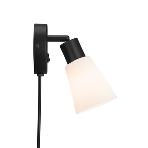 Cole lampă de perete negru/Opal Nordlux small 3