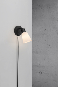 Cole lampă de perete negru/Opal Nordlux small 0