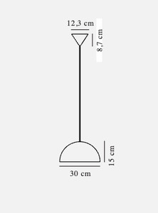 Lampă suspendată Nordlux Ellen 30 neagră E27 30 cm small 5