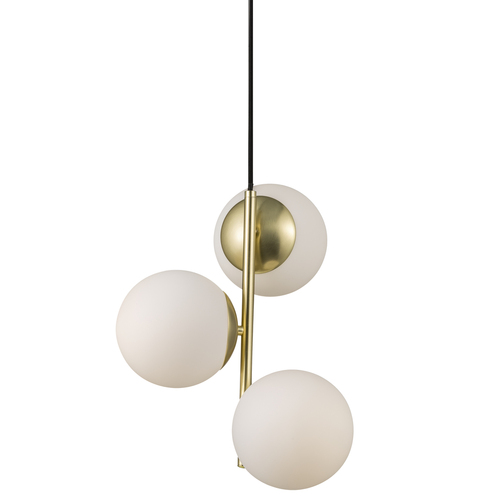 Verifica Lampă cu pandantiv Lilly Brass/Opalwh. Nordlux
