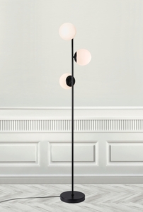Lampă de podea Lilly Black/Opalwhite de Nordlux small 2