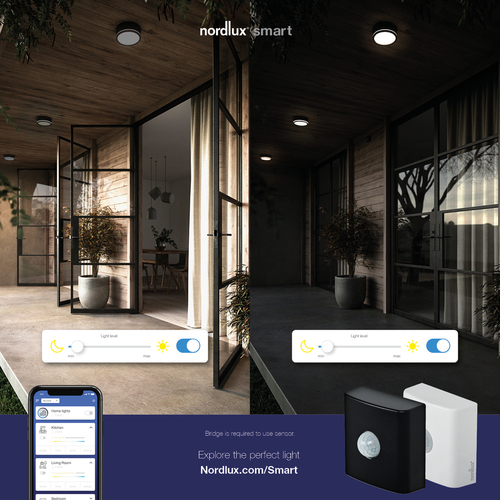 Verifica Senzor inteligent negru Nordlux