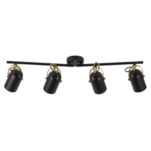 Lotus 4 puncte negru Nordlux small 1