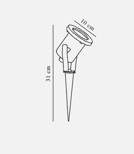 Spot de grădină cu țăruș Nordlux Taurus din oțel inoxidabil GU10 small 2
