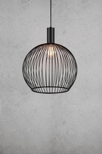 Lampă suspendată Nordlux DFTP Aver 50 neagră din metal E27 50 cm small 2