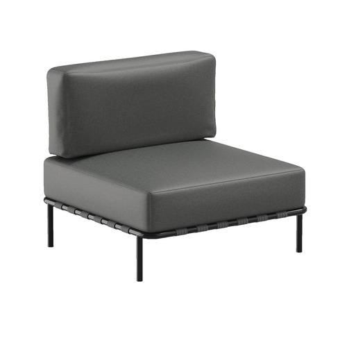 Verifica Canapea de grădină SIT SIT Outdoor SLAVE gri închis 78x78 cm