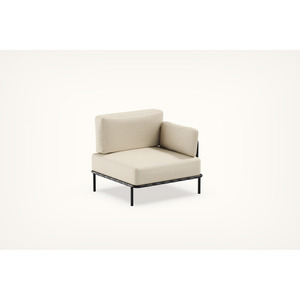 Canapea de grădină SIT SIT Outdoor SLAVE, bej, modul de capăt, 78 cm small 2