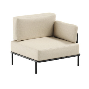 Canapea de grădină SIT SIT Outdoor SLAVE, bej, modul de capăt, 78 cm small 0