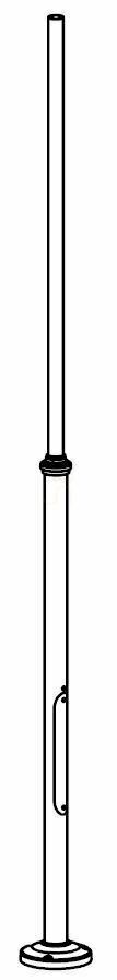Verifica Stâlp de iluminat NORLYS Lamppost negru aluminiu 320 cm 1273AL Stâlp de iluminat NORLYS Lamppost negru aluminiu 320 cm 1273AL