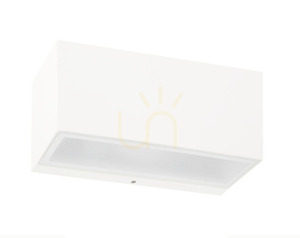 ASKER Big 1305 White E27 LED 9W în jos Lampă de perete pentru exterior small 0