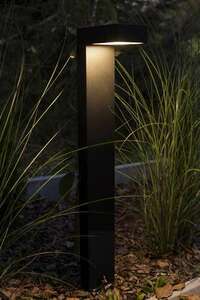 Stâlp de iluminat exterior NORLYS Asker 55cm negru 7.2W LED 3000K 1310BL small 5