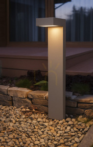 Stâlp de iluminat exterior NORLYS Asker 55cm negru 7.2W LED 3000K 1310BL small 14
