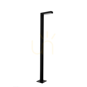 Stâlp de iluminat exterior integrat NORLYS Asker Pole Pro 1368BL negru LED 8,6 W 3000 K small 0