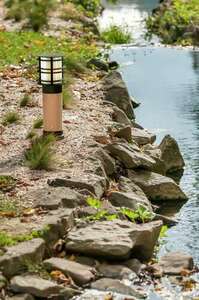 STOCKHOLM 1420BL stâlp de lumină lemn negru RAL-9005 85cm E27 - NORLYS small 3