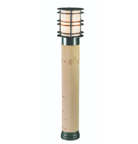 Verifica Stalp de iluminat exterior Norlys Stockholm 85cm E27 negru lemn 1423BL