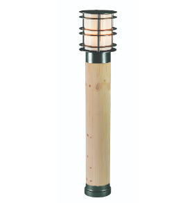 Verifica STOCKHOLM Stâlp de iluminat 1426BL Negru+Timber 49cm 6.7W 3000K - NORLYS.