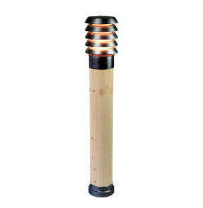 Stâlp de lumină ALTA 85cm E27 1443B Negru RAL9005 Norlys small 0