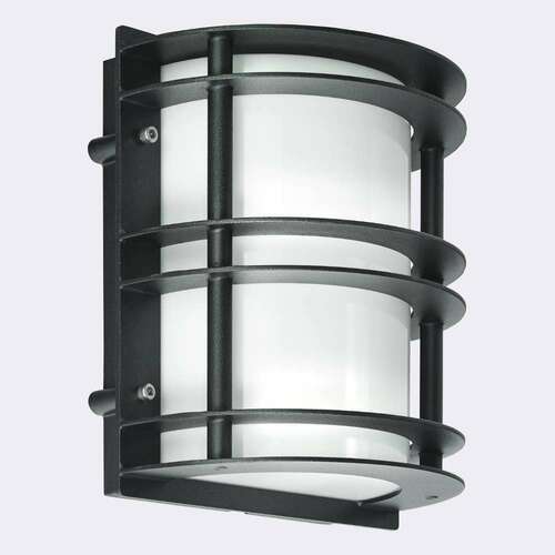 Verifica Lampă de perete pentru exterior STOCKHOLM 1600BL Negru RAL-9005 8W 3000K - NORLYS.