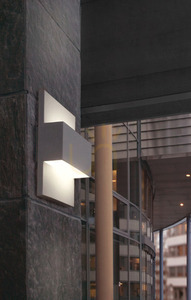 GENEVE 1874 Aluminiu 9006 Aluminiu 9006 E27 lampă de perete pentru exterior Norlys small 4