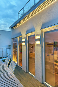 Aplică de exterior LED Norlys GENEVE 1879AL gri deschis RAL 9006, 8,2 W, 3000 K small 4
