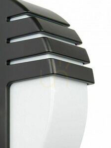 Lumină stâlp exterior SU-MA City negru 99 cm aluminiu policarbonat 11836 R BL small 1