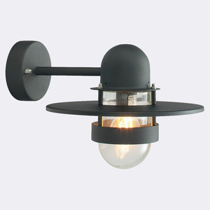 Lampă de perete pentru exterior BERGEN 270B E27 Negru 9005 Norlys small 0