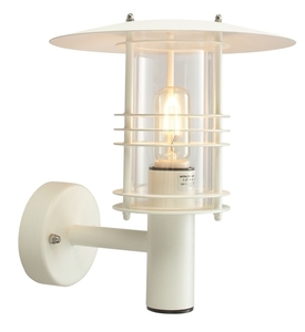 Stockholm 280 lampă de perete pentru exterior albă E27 Led 9W small 0