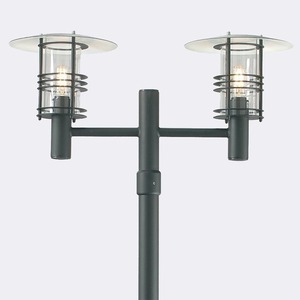 STOCKHOLM 283BL negru 252cm 2 x E27 lanternă de grădină/parc - NORLYS small 3