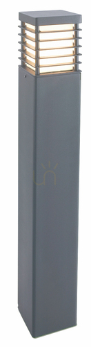Verifica Stâlpișor de iluminat Norlys Halmstad 296GR grafit RAL 7016, E27, 85 cm
