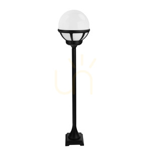 Stâlpișor de iluminat NORLYS Bologna 315BL negru RAL 9005, glob opal, E27, 117,5 cm small 4