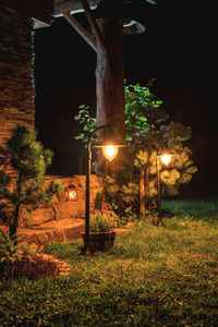Lampă de grădină pe stâlp NORLYS Como 375BL neagră 110 cm E27 IP54 small 3