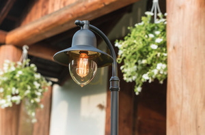 Lampă de grădină pe stâlp NORLYS Como 375BL neagră 110 cm E27 IP54 small 4