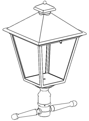 Verifica Felinar LED pentru stâlp Norlys London 4112BL negru, 17,5 W, 3000 K