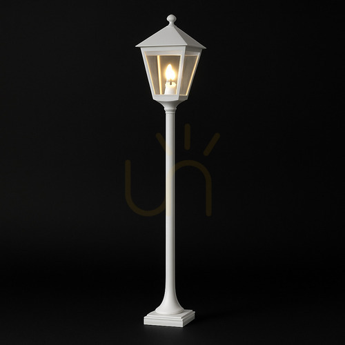 Verifica Lanternă de grădină IP54 LONDON 485WH E27 Alb - premium NORLYS.