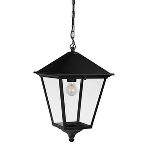 IP54 LONDON BIG 493A/BL negru E27 lampă suspendată pentru exterior - premium NORLYS small 0