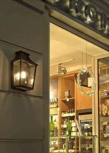 Lampă de perete pentru exterior IP54 LONDON 497BL E27 negru - premium NORLYS small 4