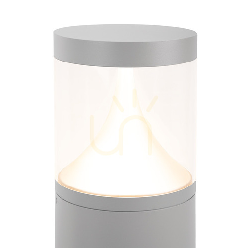Verifica Stâlpișor de iluminat Norlys Egersund 5068AL gri deschis RAL 9006, LED 20,3 W 3000 K, DALI2, 108 cm