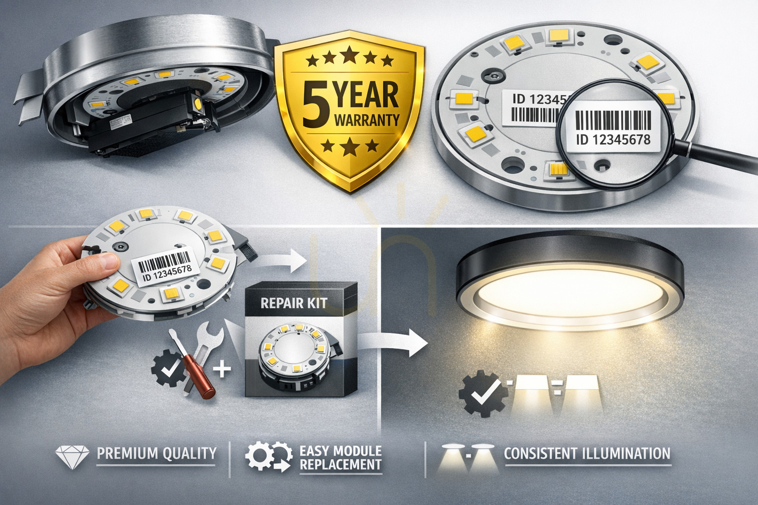 previzualizare Narvik 5091 Aluminiu Led 22W 3000K Eei D Narvik 5091 Aluminiu Led 22W 3000K Eei D