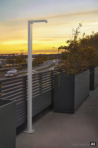 Stâlp de iluminat pentru grădină / parc ASKER Pole PRO 5161AL aluminiu LED 8W 4000K 216 cm - NORLYS small 5