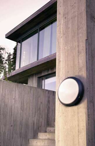 Verifica Lampă de perete pentru exterior BORNHOLM 545AL 10.5W 4000K Aluminiu 9006 Norlys.
